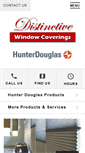 Mobile Screenshot of distinctivewindowcoverings.com